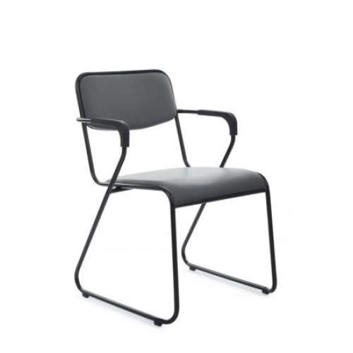 Стул для посетителя Никс Плюс RCH OMKL-04/04B с подлокотниками (RV Chair)