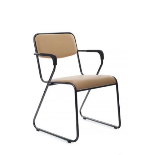 Стул для посетителя Никс Плюс RCH OMKL-04/04B с подлокотниками (RV Chair)