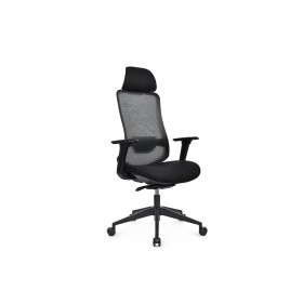 Кресло руководителя Genzo 8321H-BK (RV Desing) - ткань/сетка