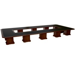 Стол для переговоров 29807 от кабинета руководителя Washington (цвет темный орех) - производство Китай