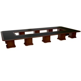 Стол для переговоров 29807 от кабинета руководителя Washington (цвет темный орех) - производство Китай