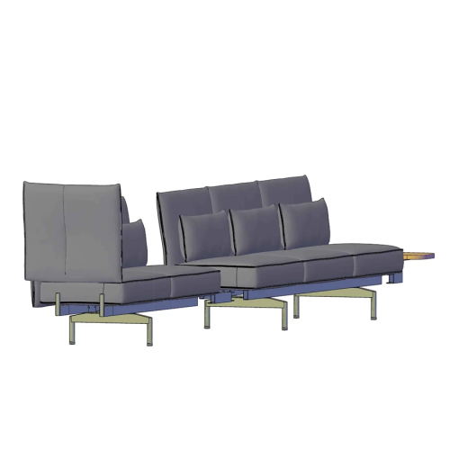 Трехместный диван Бетховен 3 (Натуральная кожа)