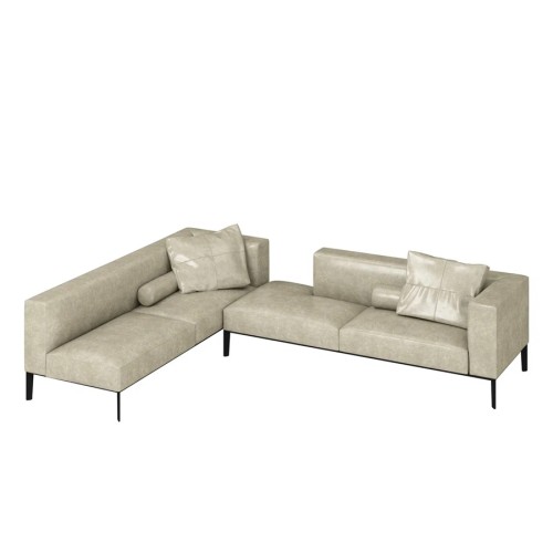 Секция двухместная Верди-2L / 2R (Натуральная кожа)