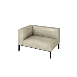 Секция одноместная Верди-1L / 1R (Натуральная кожа)