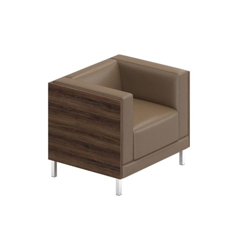 Одноместный диван Теко Лайт 1 (Натуральная кожа)