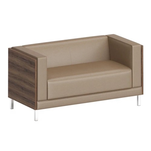 Двухместный диван Теко Лайт 2 (Натуральная кожа)