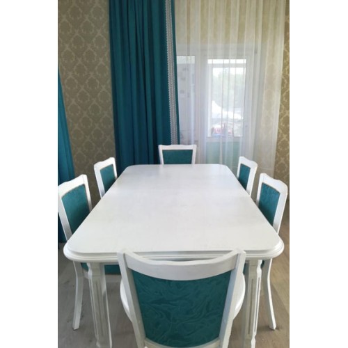 Стол обеденный из массива дерева «Миллениум» раздвижной 1600(2100)х900