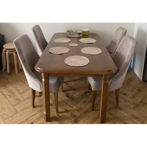 Стол обеденный из массива дерева «Миллениум» раздвижной 1600(2100)х900