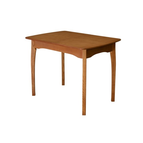 Стол обеденный из массива дерева для кухни «Миллениум-1» 1000(1300)х700 с фигурной/прямой ногой