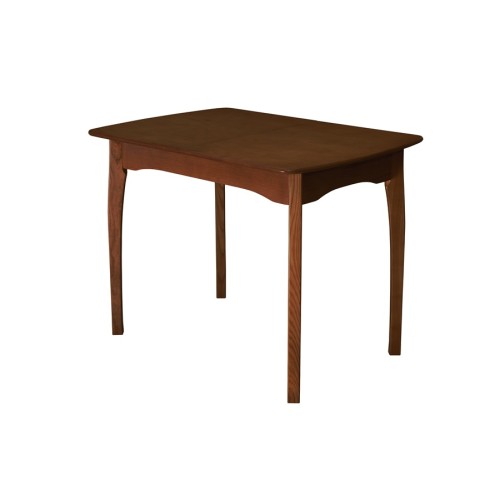 Стол обеденный из массива дерева для кухни «Миллениум-1» 1000(1300)х700 с фигурной/прямой ногой