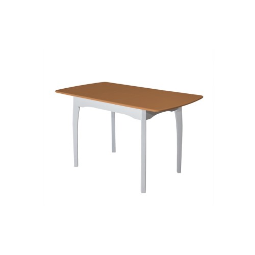 Стол обеденный из массива дерева для кухни «Миллениум-1» 1000(1300)х700 с фигурной/прямой ногой