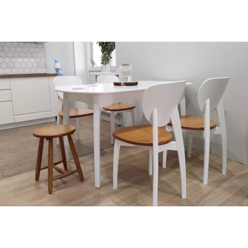 Стол обеденный из массива дерева для кухни «Миллениум-2» 1400(1800)х800 с фигурной/прямой ногой