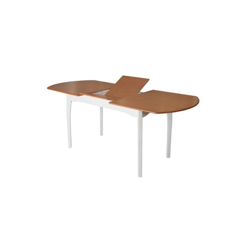 Стол обеденный из массива дерева для кухни «Миллениум-2» 1400(1800)х800 с фигурной/прямой ногой