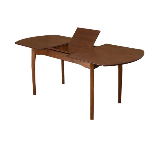 Стол обеденный из массива дерева для кухни «Миллениум-2» 1400(1800)х800 с фигурной/прямой ногой