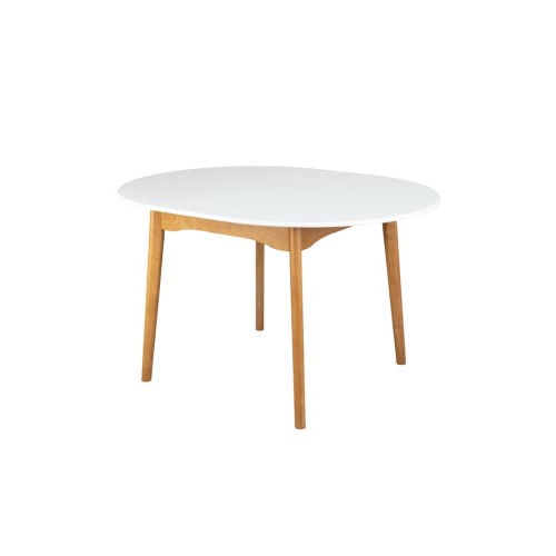 Стол обеденный из массива "Миллениум" круглый 1000(1300) с фигурной/прямой ногой