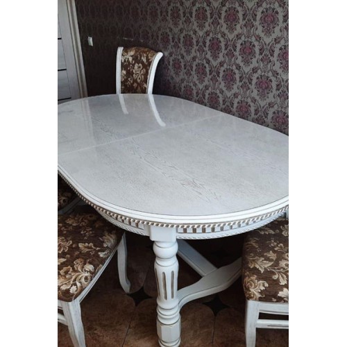 Стол обеденный из массива дерева «Миллениум-1» 1800(2300)х1100