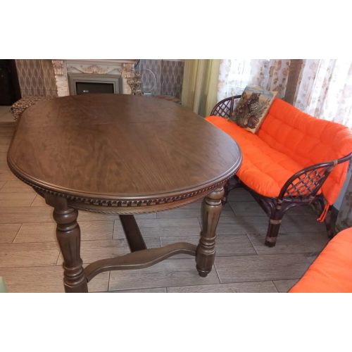 Стол обеденный из массива дерева «Миллениум» 1600(2000)х1100