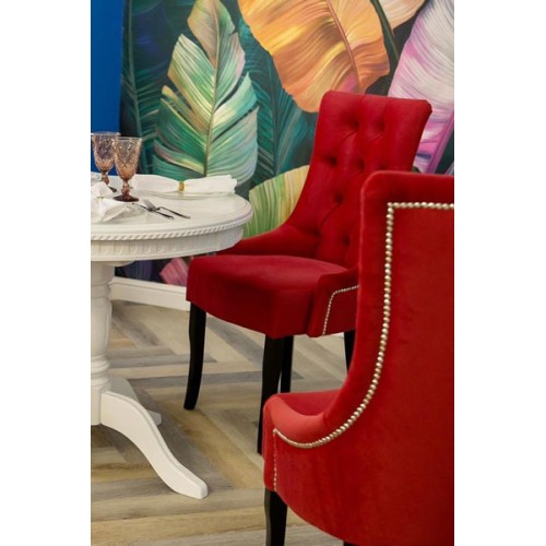 Стол обеденный из массива дерева для кухни «Миллениум-1» круглый 900(1200)