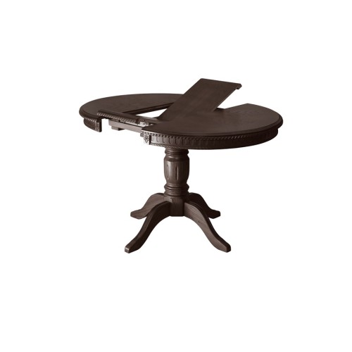 Стол обеденный из массива дерева для кухни «Миллениум-1» круглый 900(1200)