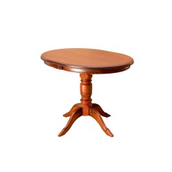 Стол обеденный из массива дерева для кухни «Миллениум-1Р» (резьба) 1000(1300)х800