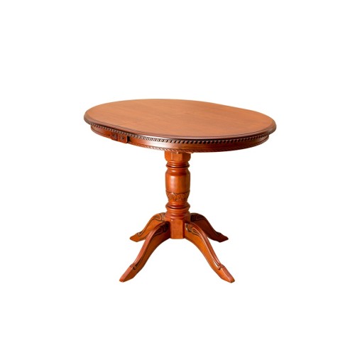 Стол обеденный из массива дерева для кухни «Миллениум-1Р» (резьба) 1000(1300)х800