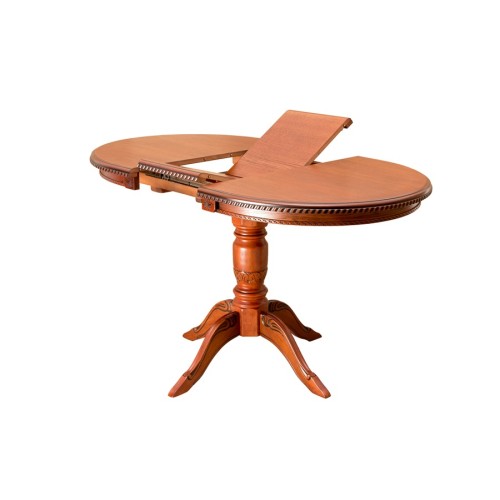 Стол обеденный из массива дерева для кухни «Миллениум-1Р» (резьба) 1000(1300)х800