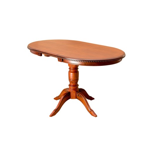 Стол обеденный из массива дерева для кухни «Миллениум-1Р» (резьба) 1000(1300)х800