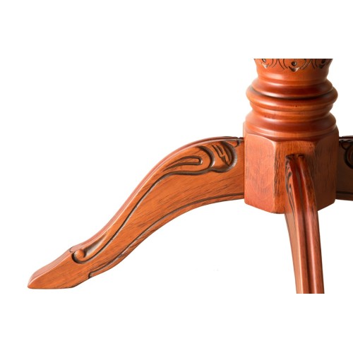 Стол обеденный из массива дерева для кухни «Миллениум-1Р» (резьба) 1000(1300)х800