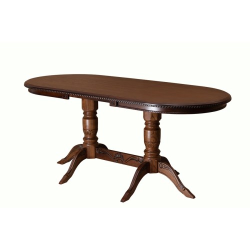 Стол обеденный из массива дерева  «Миллениум-2Р» (резьба) 1400(1800)х800