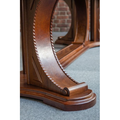 Стол обеденный из массива дерева для переговоров «Миллениум-3ББ» 3000(3500/4000)х1100