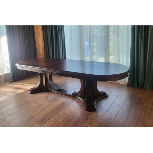 Стол обеденный из массива дерева для переговоров «Миллениум-3ББ» 3000(3500/4000)х1100