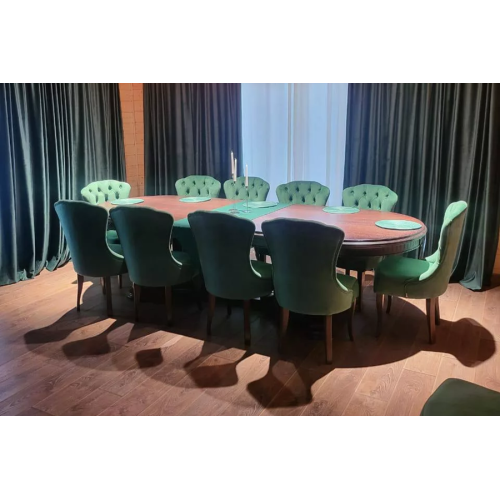 Стол обеденный из массива дерева для переговоров «Миллениум-3ББ» 3000(3500/4000)х1100