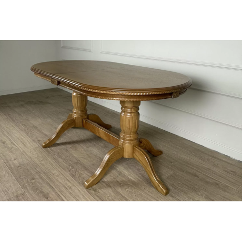 Стол обеденный из массива дерева для кухни «Миллениум-3» 1600(2000)х900