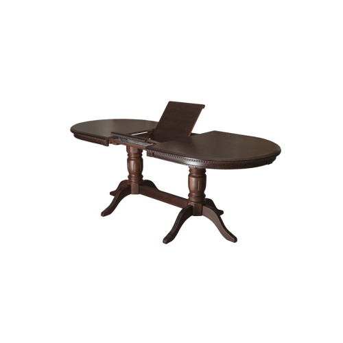 Стол обеденный из массива дерева для кухни «Миллениум-3» 1600(2000)х900