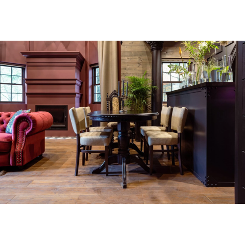 Стол обеденный из массива дерева для кухни «Миллениум-3Р» (резьба) 1600(2000)х900