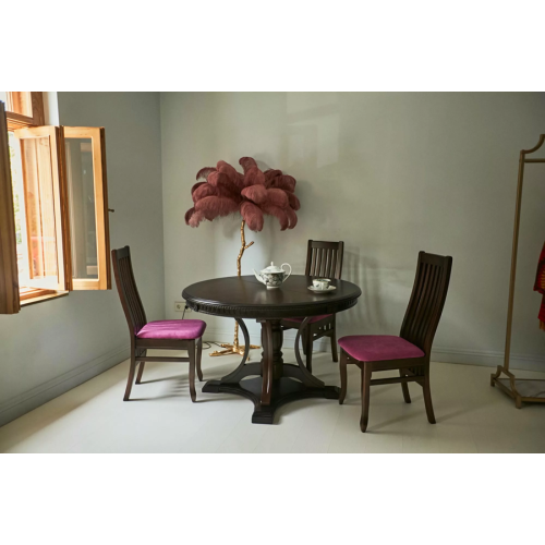 Стол обеденный из массива дерева «Миллениум-3» круглый 1200(1600)