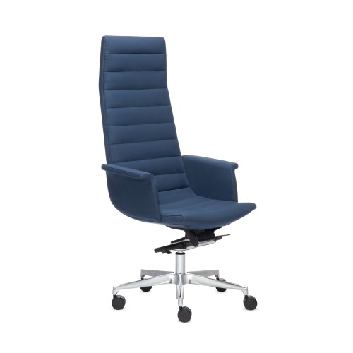 Кресло руководителя Sydney D100 высокая спинка (алюминиевая крестовина)