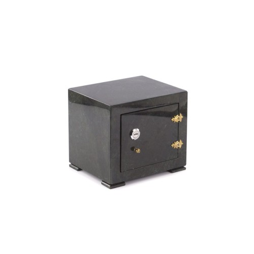 Сейф декоративный малый из камня змеевик №1