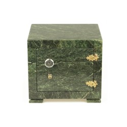 Сейф декоративный малый из камня змеевик №3