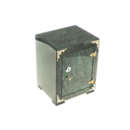 Сейф декоративный средний из камня змеевик №5