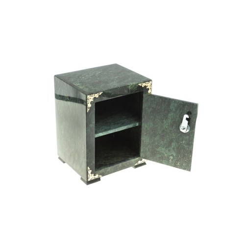 Сейф декоративный средний из камня змеевик №5