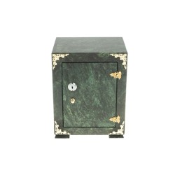 Сейф декоративный средний из камня змеевик №5