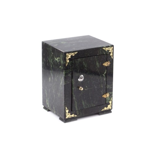 Сейф декоративный средний из камня змеевик №1