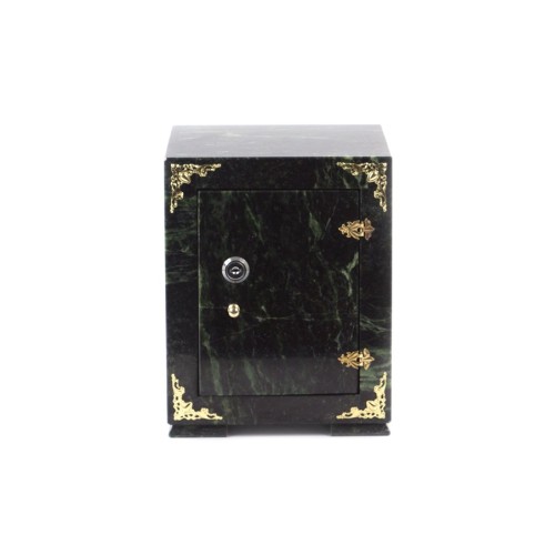 Сейф декоративный средний из камня змеевик №1