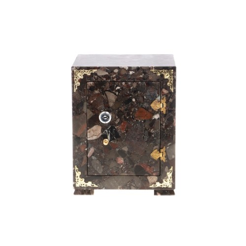 Сейф декоративный средний из камня конгломерат №2