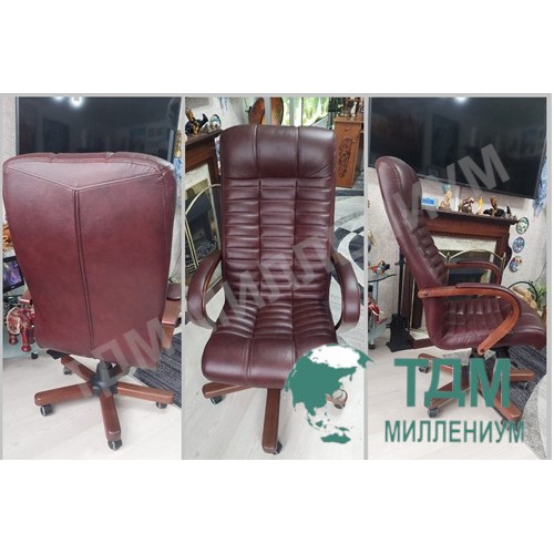 Кресло руководителя Atlant A Multi-office (натуральная кожа) высокая спинка